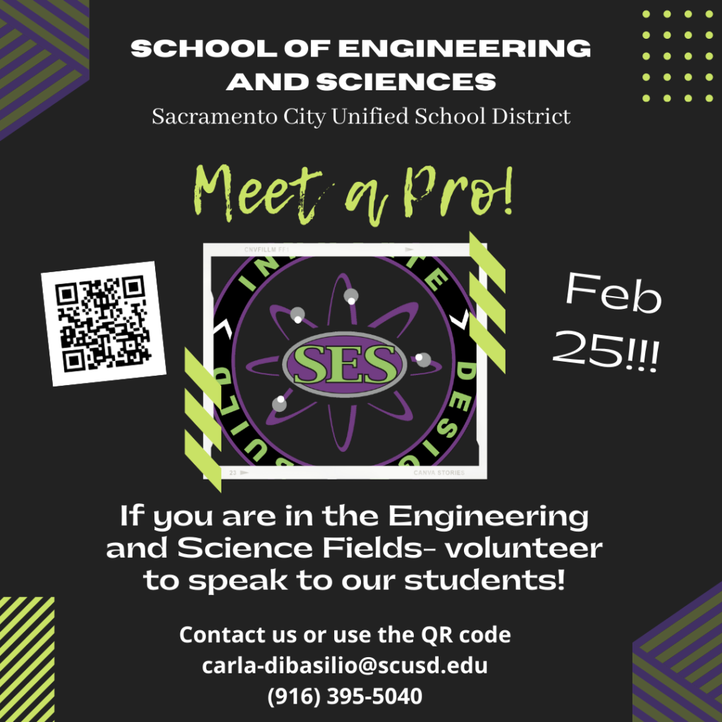 Volunteer At Sac School Of Engineering & Sciences “Meet A Pro” Day ...